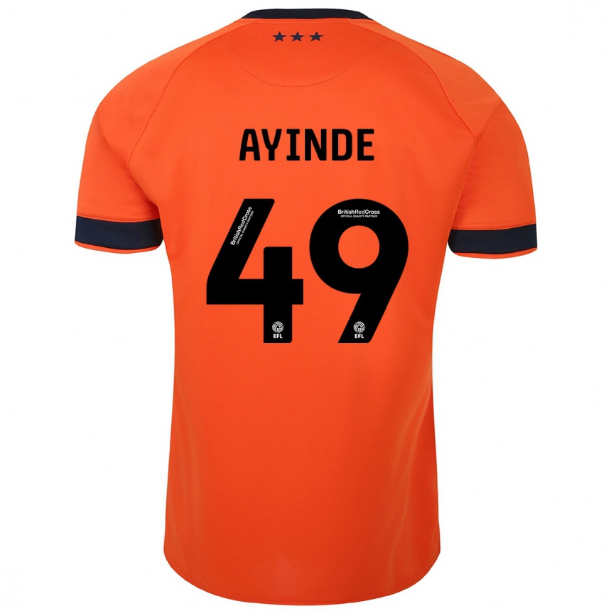 Enfant Football Maillot Leon Ayinde #49 Orange Tenues Extérieur 2023/24 Canada