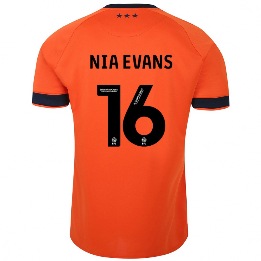 Enfant Football Maillot Nia Evans #16 Orange Tenues Extérieur 2023/24 Canada