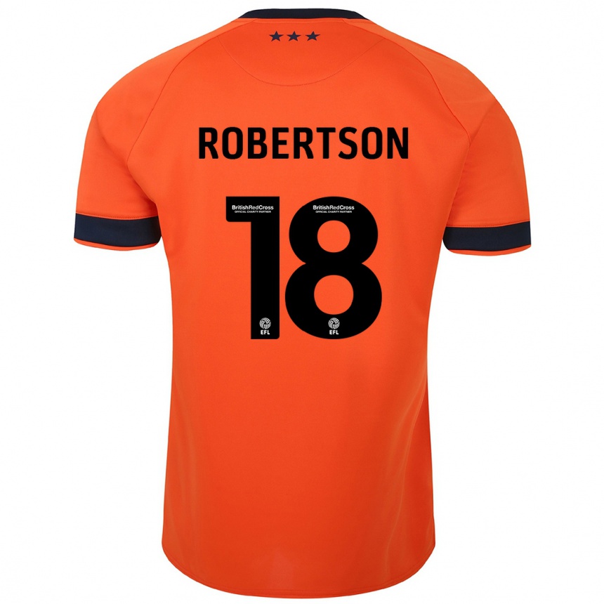 Enfant Football Maillot Kyra Robertson #18 Orange Tenues Extérieur 2023/24 Canada