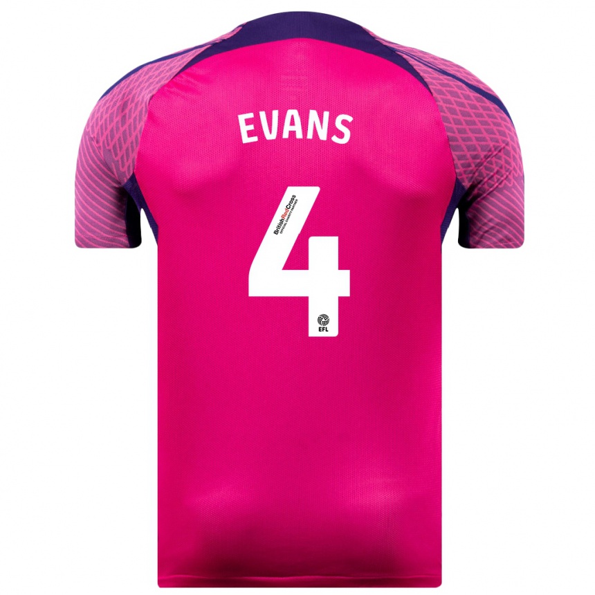 Enfant Football Maillot Corry Evans #4 Violet Tenues Extérieur 2023/24 Canada