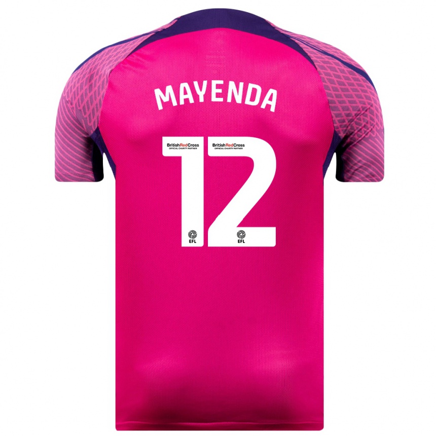 Enfant Football Maillot Eliezer Mayenda #12 Violet Tenues Extérieur 2023/24 Canada