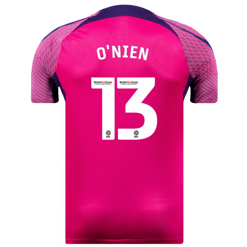 Enfant Football Maillot Luke O'nien #13 Violet Tenues Extérieur 2023/24 Canada