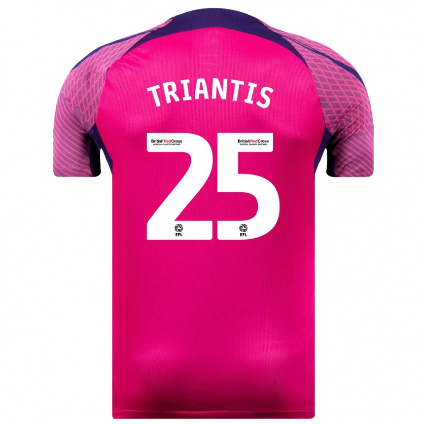 Enfant Football Maillot Nectarios Triantis #25 Violet Tenues Extérieur 2023/24 Canada