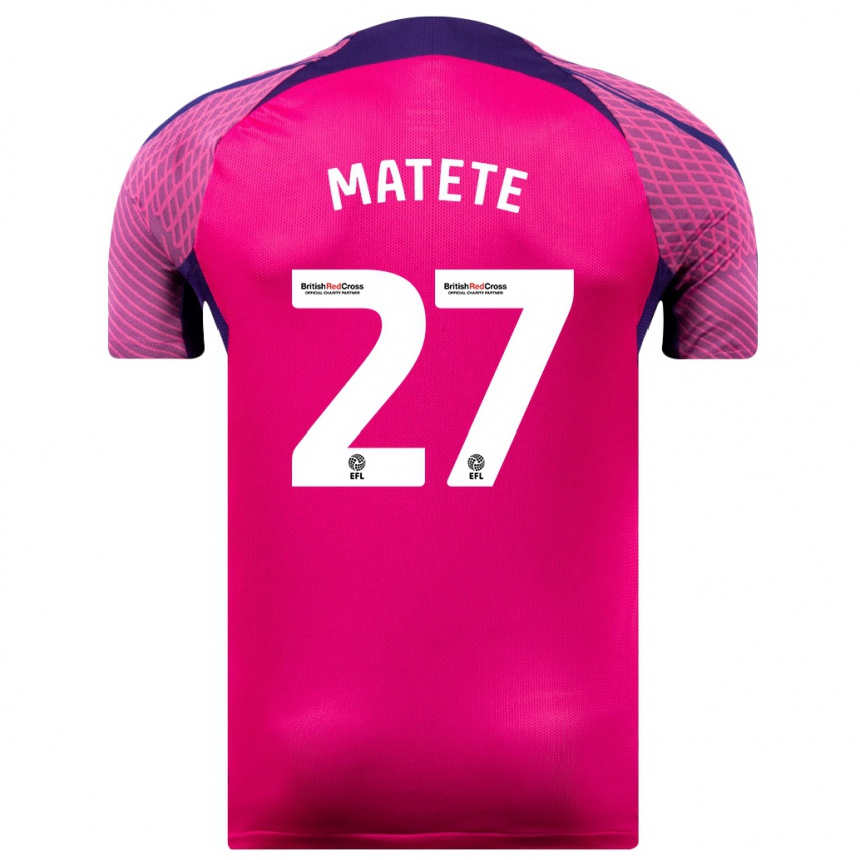 Enfant Football Maillot Jay Matete #27 Violet Tenues Extérieur 2023/24 Canada