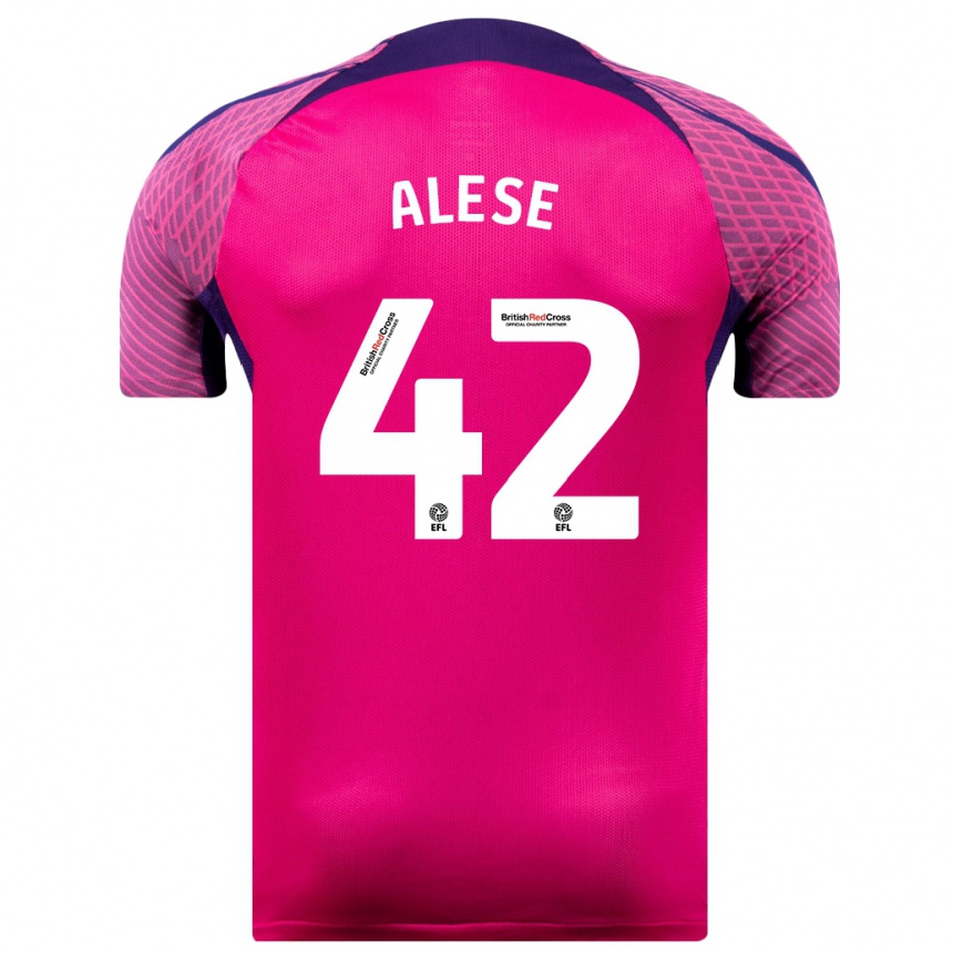 Enfant Football Maillot Aji Alese #42 Violet Tenues Extérieur 2023/24 Canada