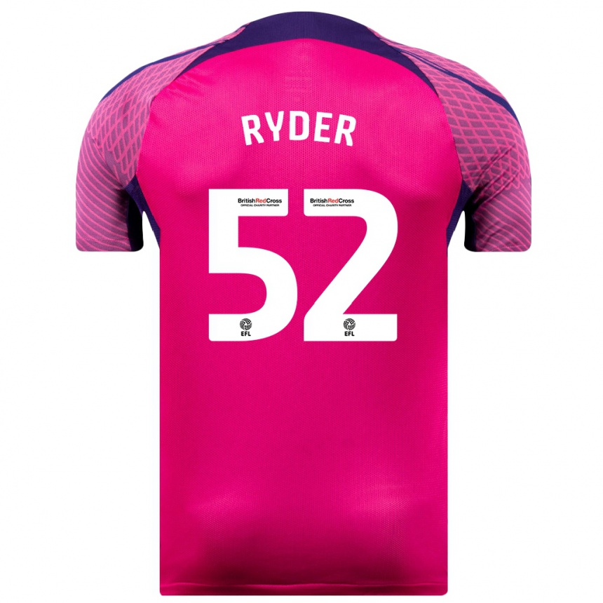 Enfant Football Maillot Joe Ryder #52 Violet Tenues Extérieur 2023/24 Canada