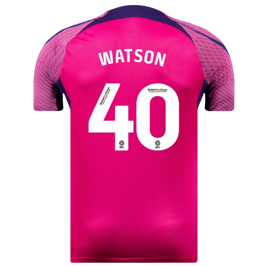 Enfant Football Maillot Tom Watson #40 Violet Tenues Extérieur 2023/24 Canada