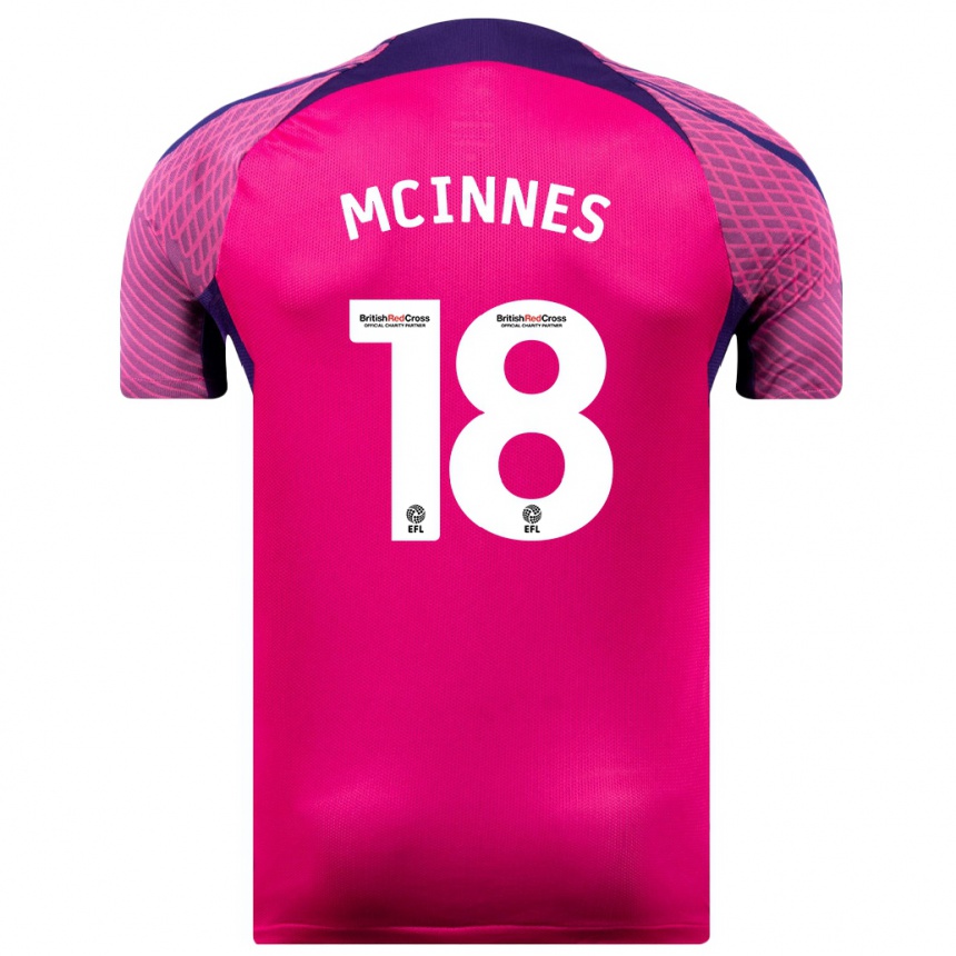 Enfant Football Maillot Libby Mcinnes #18 Violet Tenues Extérieur 2023/24 Canada