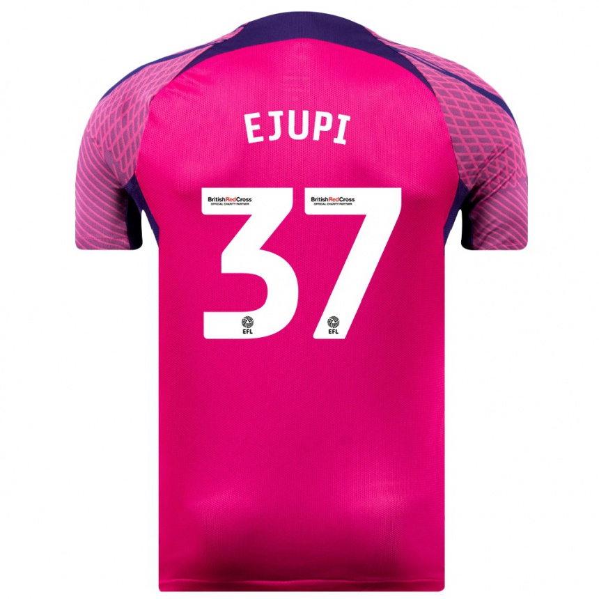 Enfant Football Maillot Elizabeta Ejupi #37 Violet Tenues Extérieur 2023/24 Canada