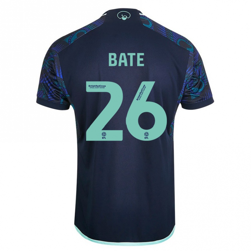 Kids Football Lewis Bate #26 Blue Away Jersey 2023/24 T-Shirt Canada