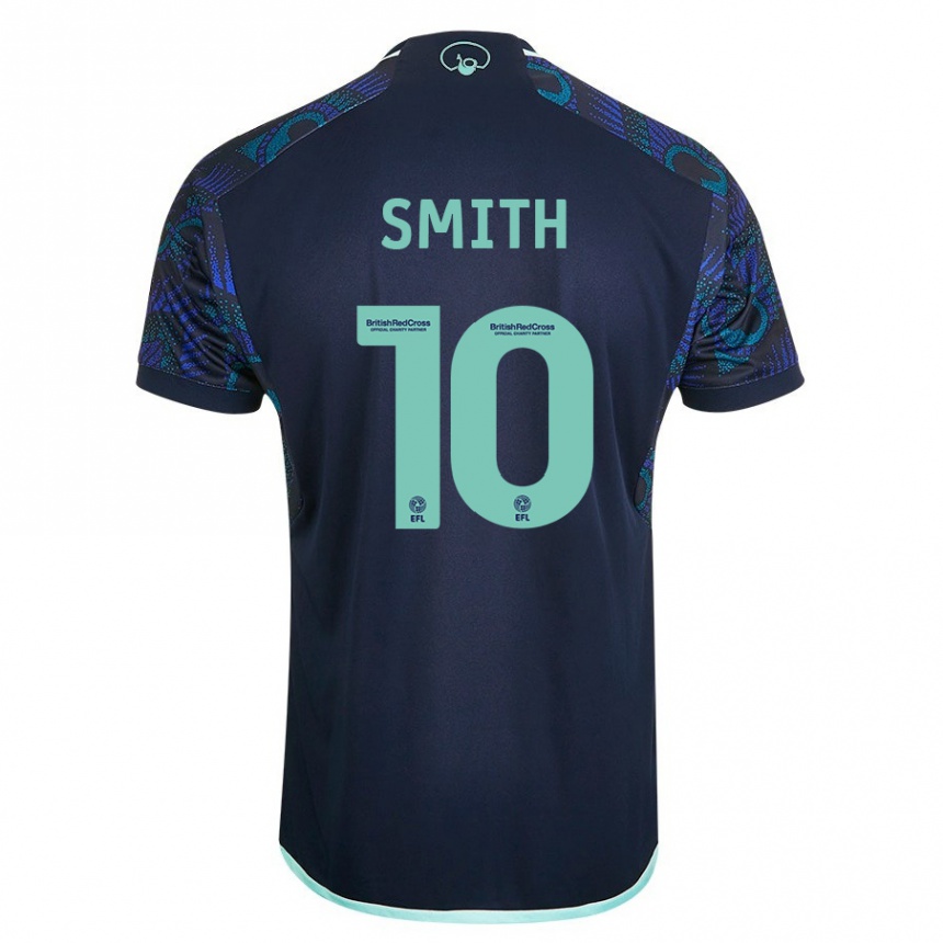 Kids Football Kathryn Smith #10 Blue Away Jersey 2023/24 T-Shirt Canada