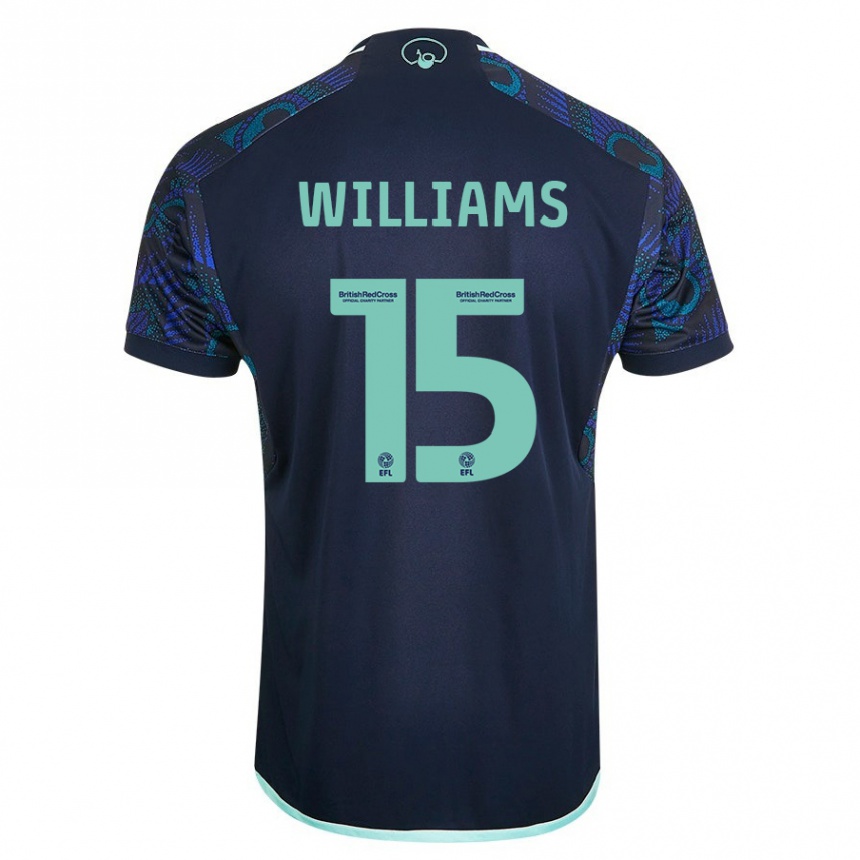 Enfant Football Maillot Paige Williams #15 Bleu Tenues Extérieur 2023/24 Canada