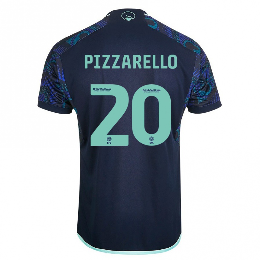 Enfant Football Maillot Charlyann Pizzarello #20 Bleu Tenues Extérieur 2023/24 Canada