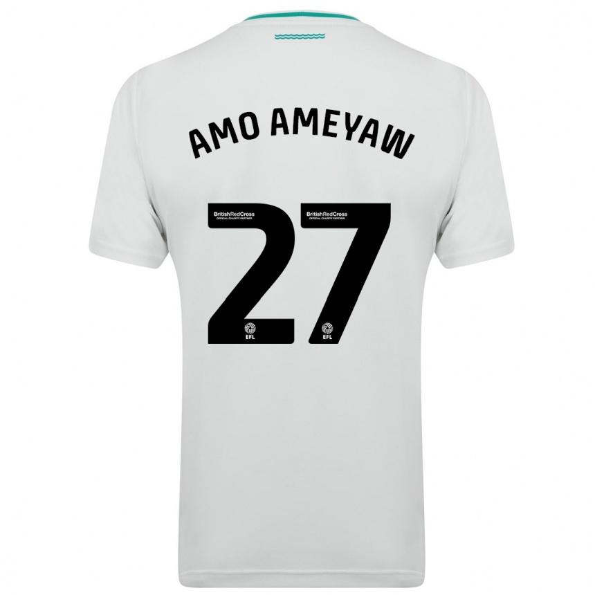 Enfant Football Maillot Samuel Amo-Ameyaw #27 Blanc Tenues Extérieur 2023/24 Canada