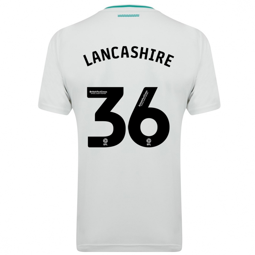 Enfant Football Maillot Olly Lancashire #36 Blanc Tenues Extérieur 2023/24 Canada