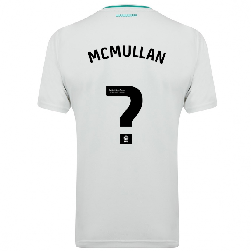 Kids Football Korban Mcmullan #0 White Away Jersey 2023/24 T-Shirt Canada