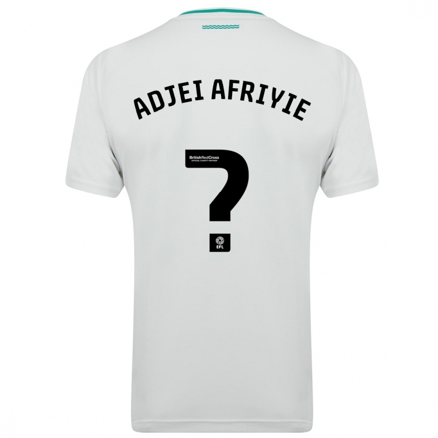 Enfant Football Maillot Hansel Adjei-Afriyie #0 Blanc Tenues Extérieur 2023/24 Canada