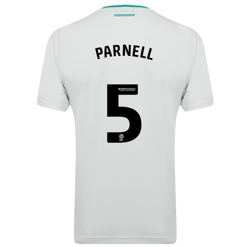 Enfant Football Maillot Rosanna Parnell #5 Blanc Tenues Extérieur 2023/24 Canada