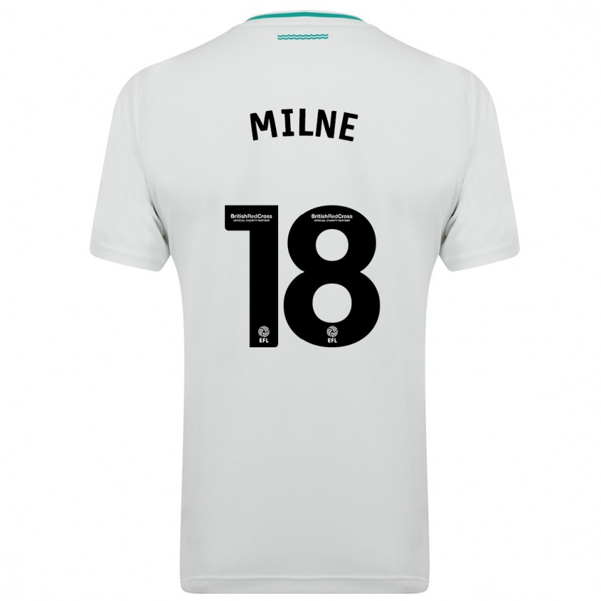 Enfant Football Maillot Isabel Milne #18 Blanc Tenues Extérieur 2023/24 Canada