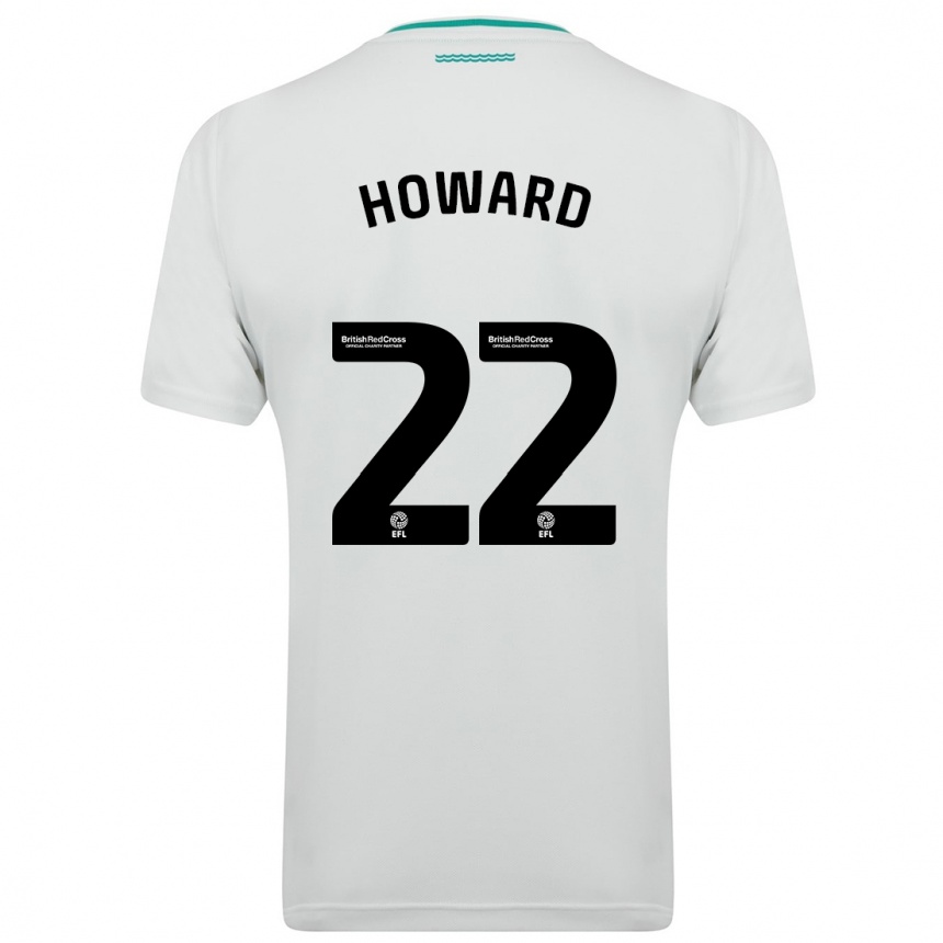 Kids Football Bethany-May Howard #22 White Away Jersey 2023/24 T-Shirt Canada