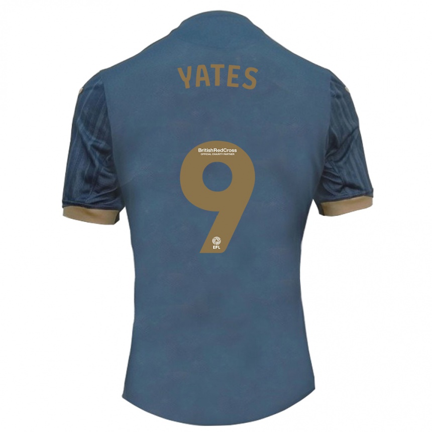 Enfant Football Maillot Jerry Yates #9 Sarcelle Foncée Tenues Extérieur 2023/24 Canada