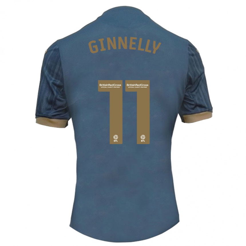 Enfant Football Maillot Josh Ginnelly #11 Sarcelle Foncée Tenues Extérieur 2023/24 Canada