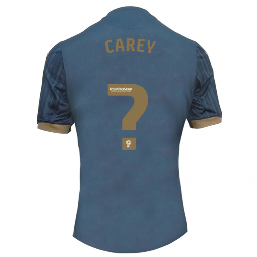 Enfant Football Maillot Joshua Carey #0 Sarcelle Foncée Tenues Extérieur 2023/24 Canada