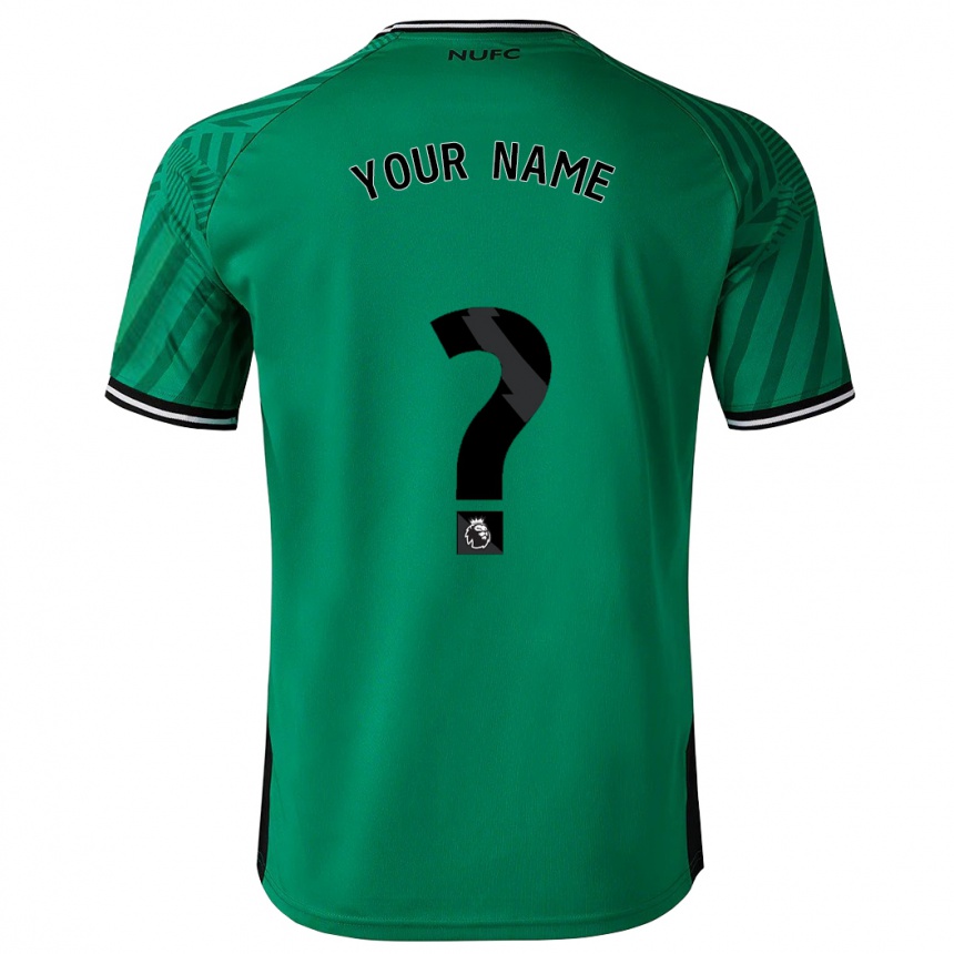 Kids Football Your Name #0 Green Away Jersey 2023/24 T-Shirt Canada