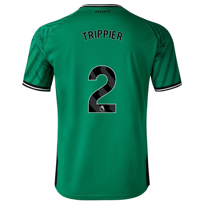 Kids Football Kieran Trippier #2 Green Away Jersey 2023/24 T-Shirt Canada