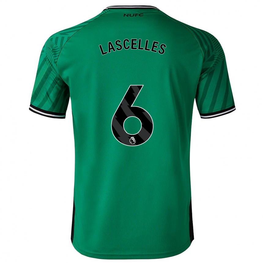 Kids Football Jamaal Lascelles #6 Green Away Jersey 2023/24 T-Shirt Canada