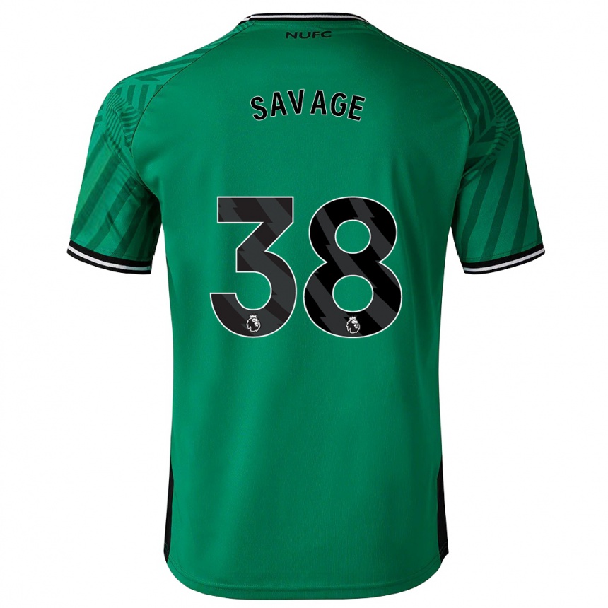 Kids Football Remi Savage #38 Green Away Jersey 2023/24 T-Shirt Canada