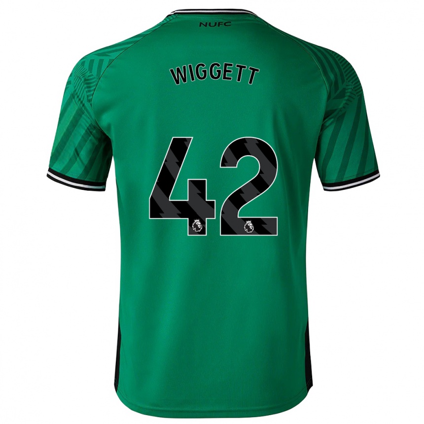 Kids Football Charlie Wiggett #42 Green Away Jersey 2023/24 T-Shirt Canada