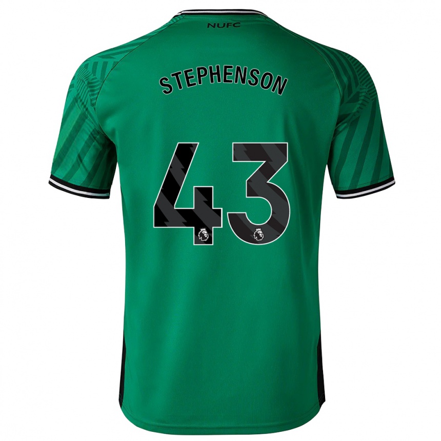 Kids Football Dylan Stephenson #43 Green Away Jersey 2023/24 T-Shirt Canada