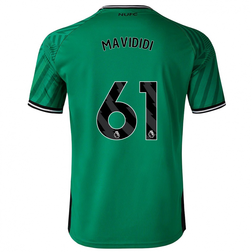 Kids Football Shaun Mavididi #61 Green Away Jersey 2023/24 T-Shirt Canada