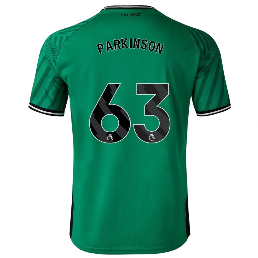 Kids Football Ben Parkinson #63 Green Away Jersey 2023/24 T-Shirt Canada