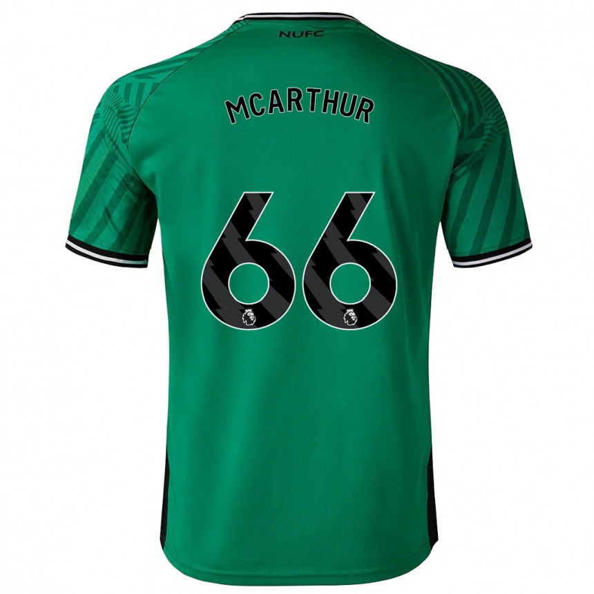 Kids Football Charlie Mcarthur #66 Green Away Jersey 2023/24 T-Shirt Canada