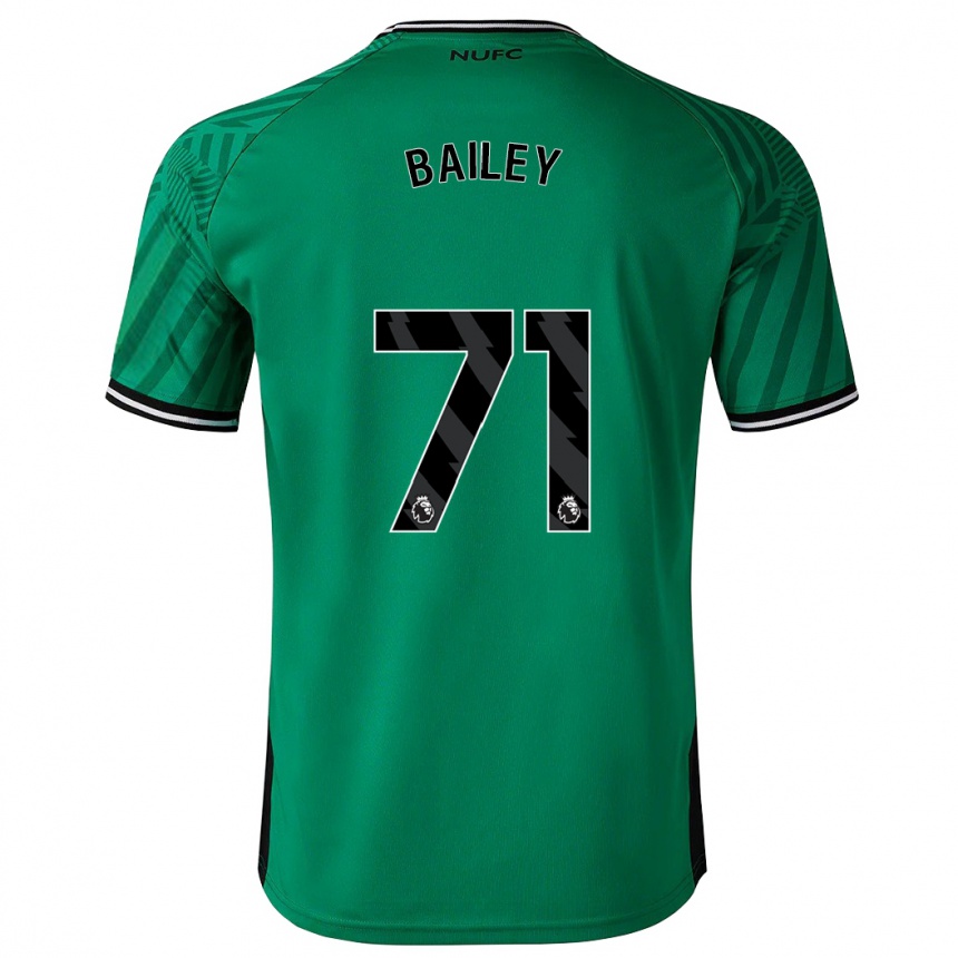 Kids Football Scott Bailey #71 Green Away Jersey 2023/24 T-Shirt Canada