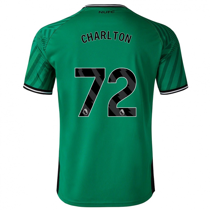 Kids Football Dylan Charlton #72 Green Away Jersey 2023/24 T-Shirt Canada