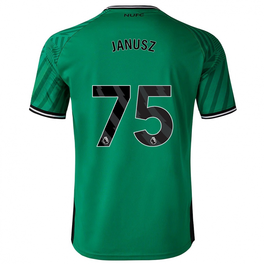 Enfant Football Maillot Adrian Janusz #75 Vert Tenues Extérieur 2023/24 Canada