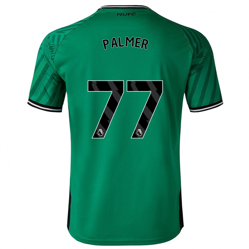 Kids Football Darren Palmer #77 Green Away Jersey 2023/24 T-Shirt Canada