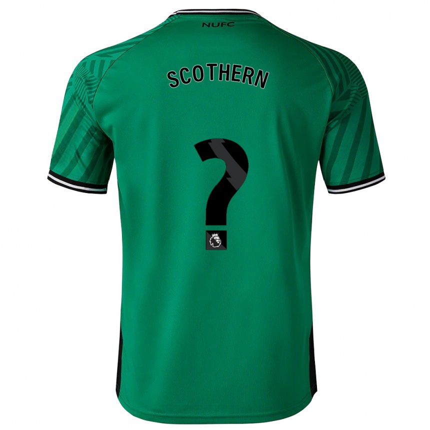 Kids Football Ben Scothern #0 Green Away Jersey 2023/24 T-Shirt Canada