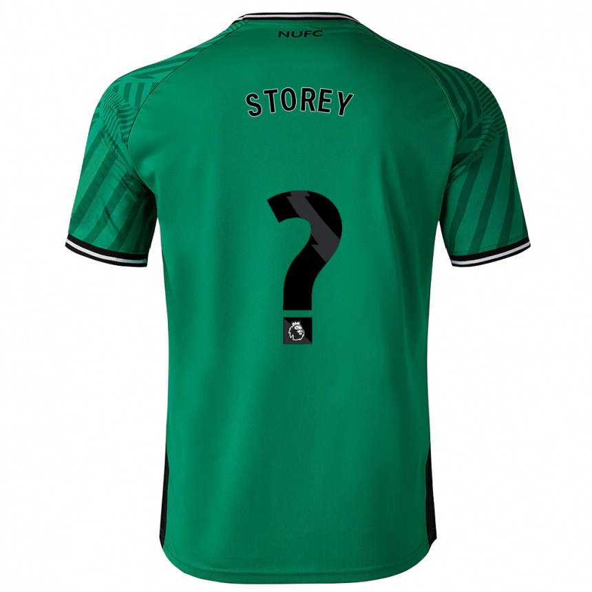 Kids Football Sam Storey #0 Green Away Jersey 2023/24 T-Shirt Canada