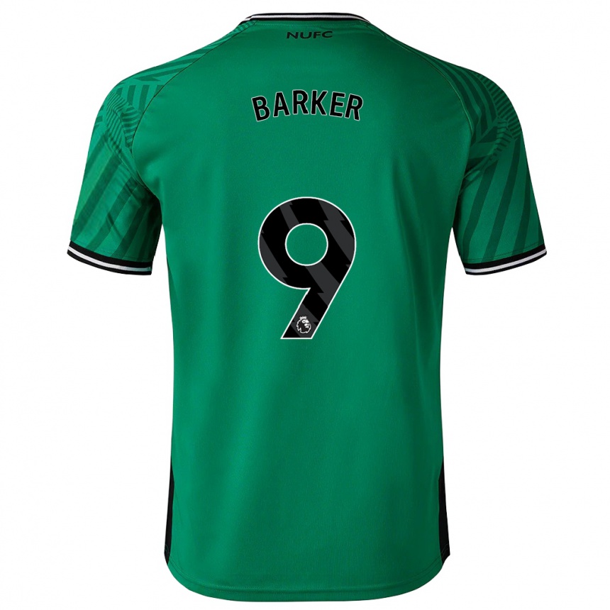 Kids Football Katie Barker #9 Green Away Jersey 2023/24 T-Shirt Canada