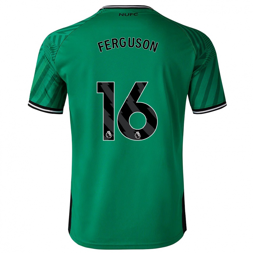 Kids Football Becky Ferguson #16 Green Away Jersey 2023/24 T-Shirt Canada