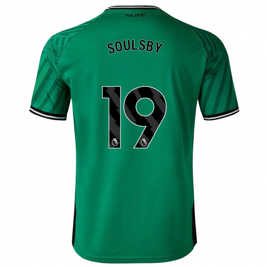 Kids Football Anna Soulsby #19 Green Away Jersey 2023/24 T-Shirt Canada