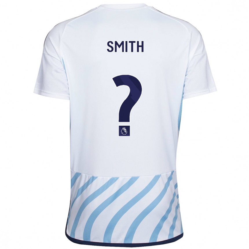 Enfant Football Maillot Zac Smith #0 Blanc Bleu Tenues Extérieur 2023/24 Canada