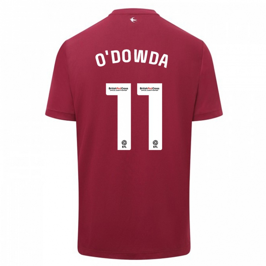 Enfant Football Maillot Callum O'dowda #11 Rouge Tenues Extérieur 2023/24 Canada