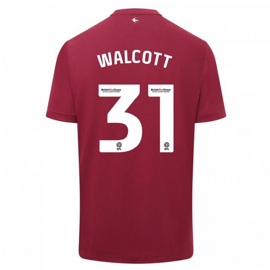 Kids Football Malachi Fagan Walcott #31 Red Away Jersey 2023/24 T-Shirt Canada