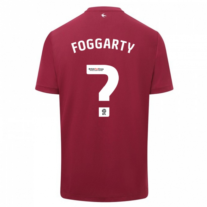 Kids Football Corey Foggarty #0 Red Away Jersey 2023/24 T-Shirt Canada