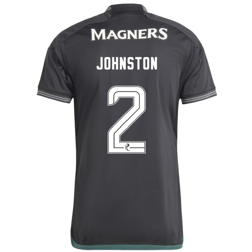 Kids Football Alistair Johnston #2 Black Away Jersey 2023/24 T-Shirt Canada